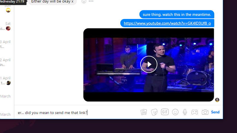 Double-check links you get sent. Image: Screenshot